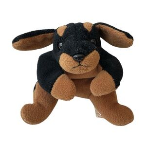 Ty Beanie Baby Doby the Doberman Puppy Dog Bean Plush Stuffed Animal  Toy 1996